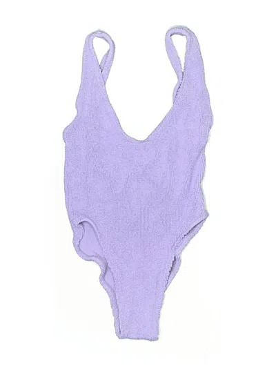 Pre-owned Love & Bikinis One Piece Swimsuit In Purple