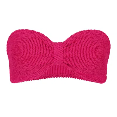 Love & Bikinis Palma Bikini Top Raspberry In Red