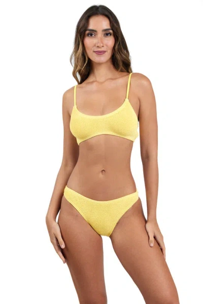 Love & Bikinis Sardinia Bikini Cheeky Bottoms Sunshine In Yellow