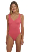 Love & Bikinis St. Barth's One Piece Calypso Coral In Multi