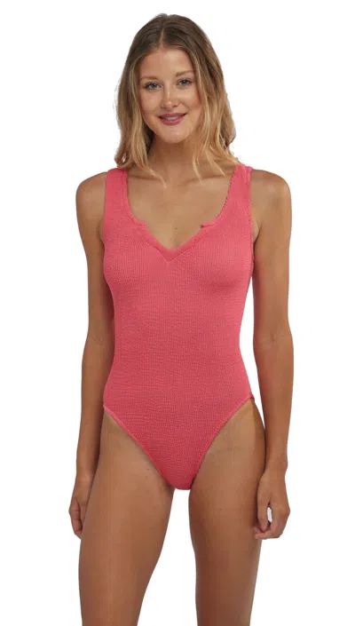 Love & Bikinis St. Barth's One Piece Calypso Coral In Multi