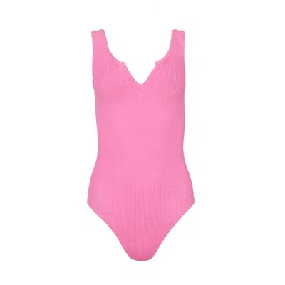 Love & Bikinis St. Barth's One Piece Strawberry Pink