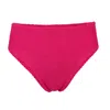 Love & Bikinis Venice Classic Bikini Bottom Raspberry In Red