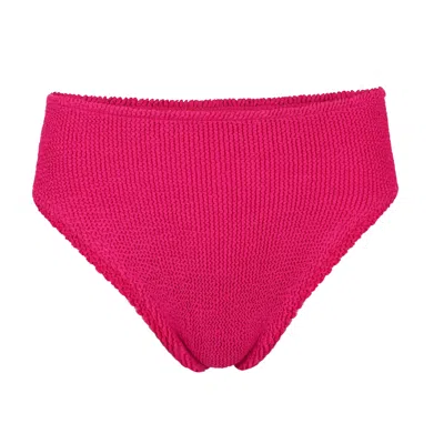 Love & Bikinis Venice Classic Bikini Bottom Raspberry In Red