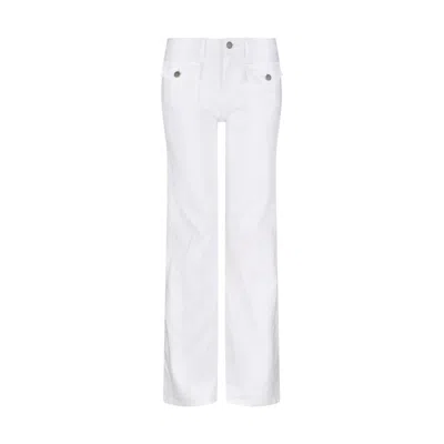 Love And Nostalgia Patch Pocket Bob Jean - White