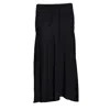 Love And Nostalgia Women's Alexa Asymmetrical Skirt - Black In Black
