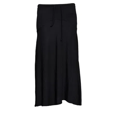 Love And Nostalgia Women's Alexa Asymmetrical Skirt - Black