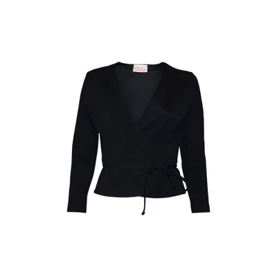 Love And Nostalgia Women's Black Audrey Ballerina Top