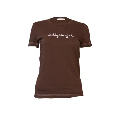 Love And Nostalgia Women's Blue Margot Tee - Ahoy Sailor Navy In Brown