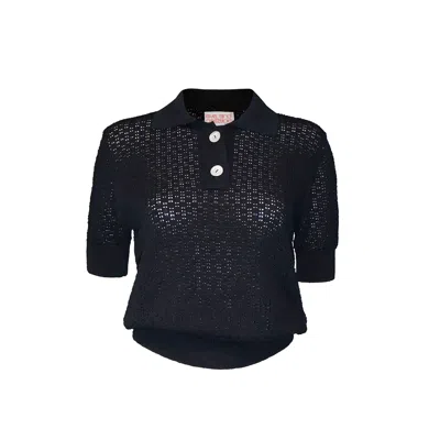 Love And Nostalgia Women's Lana Polo Black