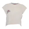Love And Nostalgia Women's Neutrals Ace Of Spades Cropped Raglan Sweat