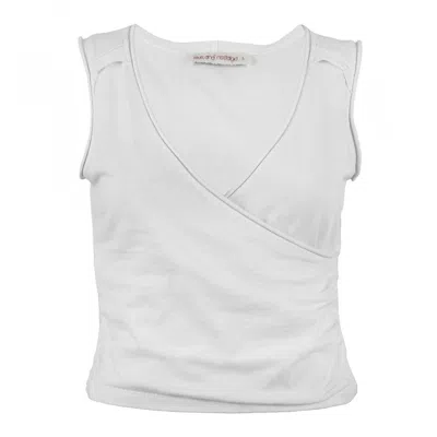 Love And Nostalgia Women's No Biggie Top - White