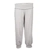 Love And Nostalgia Women's Weekender Capri Track Pant - Grey Marl In Gray