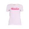 Love And Nostalgia Women's White / Pink / Purple Margot Tee - Cuntie