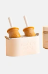 Love And Pebble Beauty Pops Ice Facial Mask Tray In Amber/light Orange