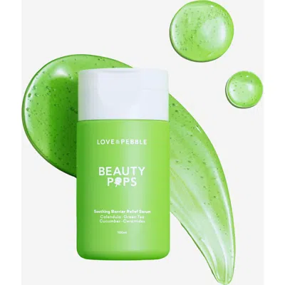 Love And Pebble Soothing Barrier Frozen Serum Refill In Green