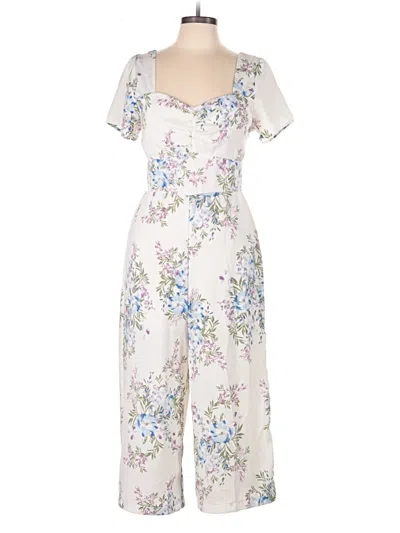 Pre-owned Love & Piece Jumpsuit In White