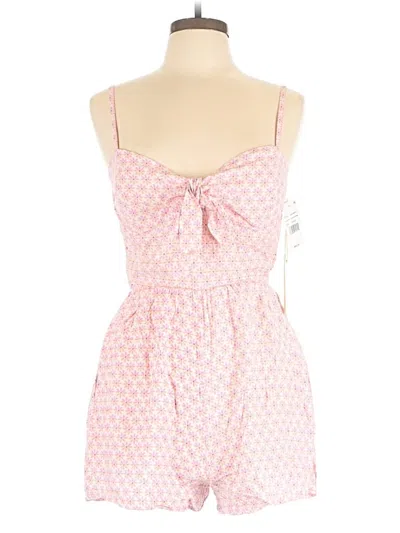 Love & Piece Romper In Pink