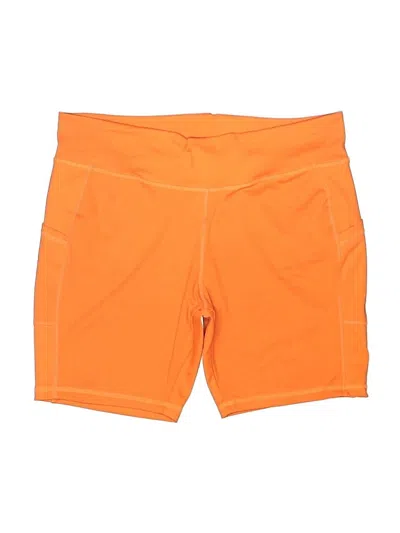 Pre-owned Love Athletic Shorts In Orange