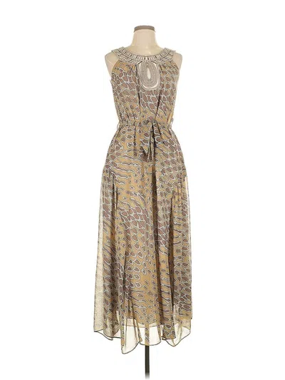 Pre-owned Love Binetti Casual Dress In Gold