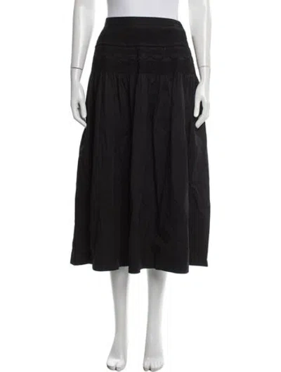 Pre-owned Love Binetti Midi Length Skirt In Blue