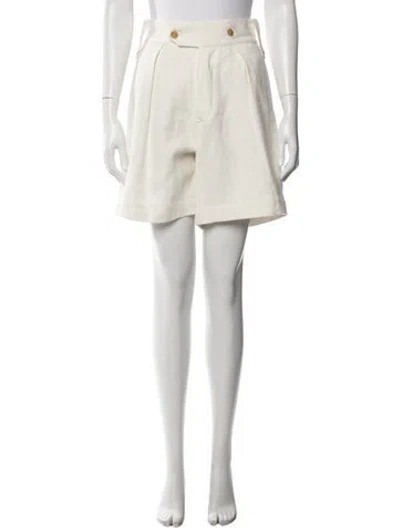 Pre-owned Love Binetti Mini Shorts In Neutral