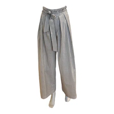 Love Binetti Noah Pants In Black & White In Gray