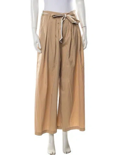 Pre-owned Love Binetti Wide Leg Pants In Neutral