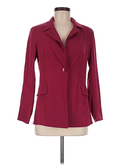 Pre-owned Love Blazer Jacket In Burgundy