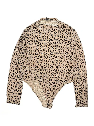 Pre-owned Love Bodysuit In Tan