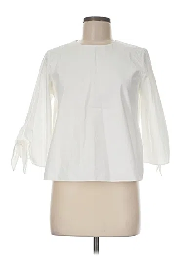 Pre-owned Love, Bonito 3/4 Sleeve Blouse In White