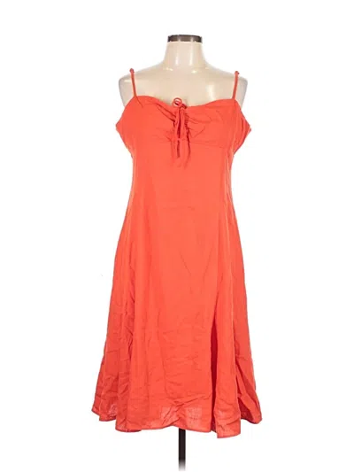 Pre-owned Love, Bonito Casual Dress In Orange