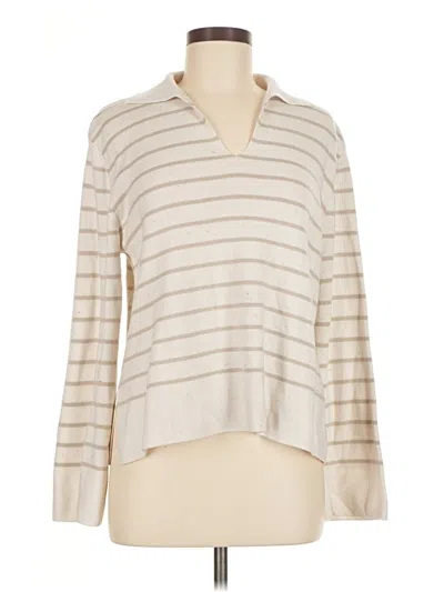 Pre-owned Love, Bonito Pullover Sweater In White