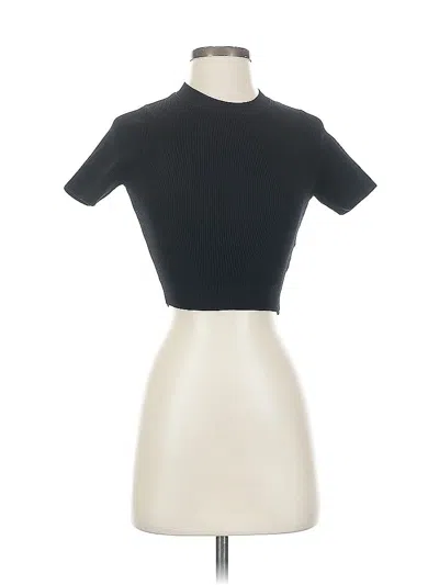 Pre-owned Love, Bonito Short Sleeve Turtleneck In Black