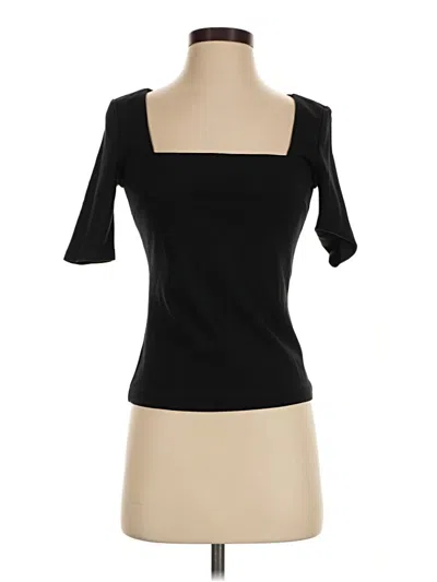 Pre-owned Love, Bonito Short Sleeve Turtleneck In Black