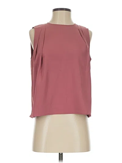 Pre-owned Love, Bonito Sleeveless Blouse In Burgundy
