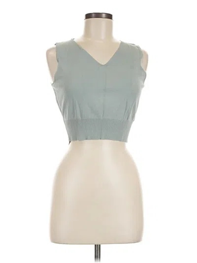 Pre-owned Love, Bonito Sleeveless Blouse In Teal