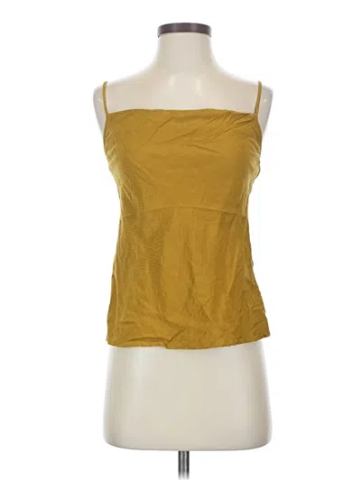 Pre-owned Love, Bonito Sleeveless Top Gold Strapless Neckline Tops