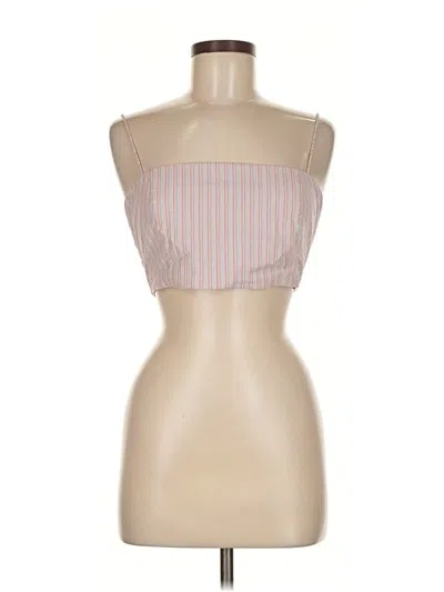 Pre-owned Love, Bonito Sleeveless Top Pink Strapless Neckline Tops