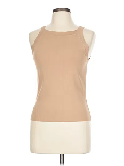 Pre-owned Love, Bonito Tank Top Tan Halter Neckline Tops