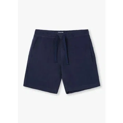 Love Brand Mens Holmes Terry Short In Navy Blue