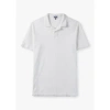LOVE BRAND MENS POWELL TERRY POLO SHIRT IN WHITE
