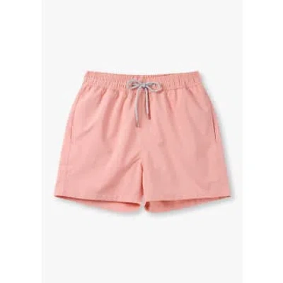 Love Brand Mens Staniel Swim Shorts In Pastel Pink