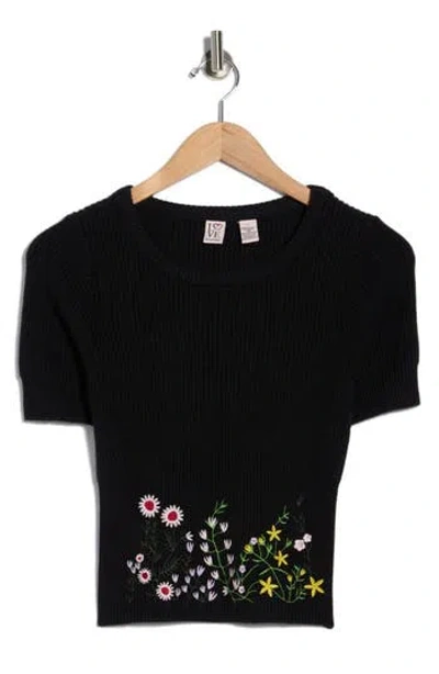 Love By Design Analise Sweater Top In Black