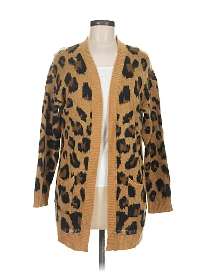 Pre-owned Love By Design Cardigan Sweater In Brown