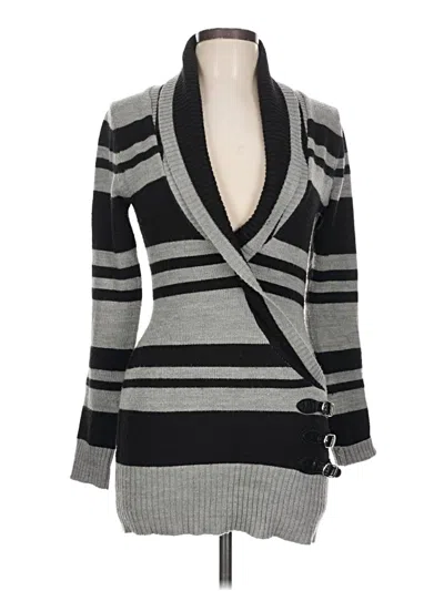 Pre-owned Love By Design Cardigan Sweater In Gray