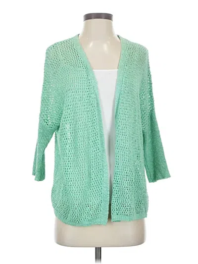 Pre-owned Love By Design Cardigan Sweater In Green