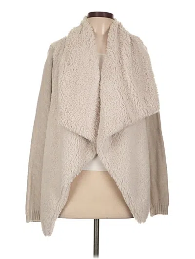 Pre-owned Love By Design Cardigan Sweater In Tan