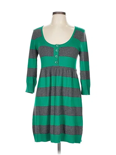 Pre-owned Love By Design Casual Dress In Green