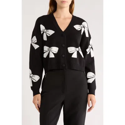 Love By Design Frankie Bow V-neck Cardigan